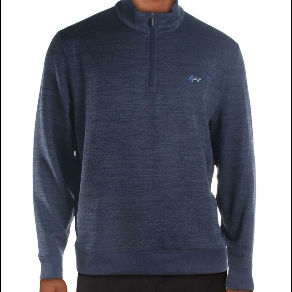 Men’s Greg Norman golf pullover XL zip collar shirt sweater sweatshirt